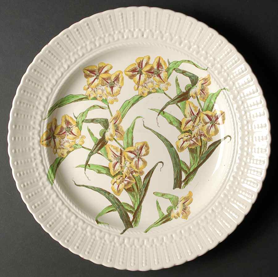 Flower Series 14" Chop Plate (Round Platter) by Royal Cauldon-1