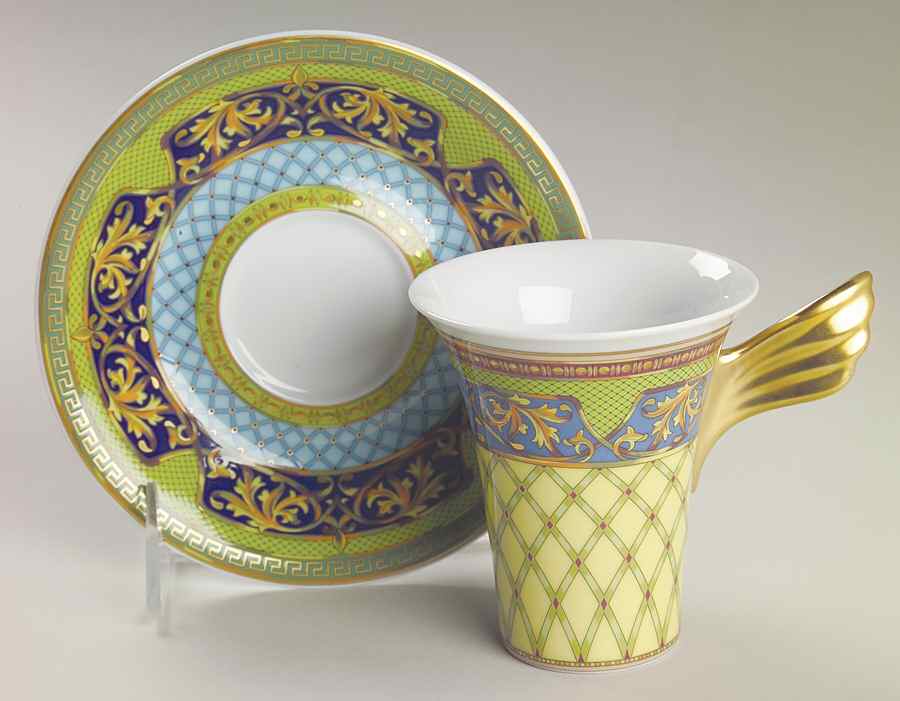 Russian Dream Flat Cup & Saucer Set by Rosenthal - Continental-1