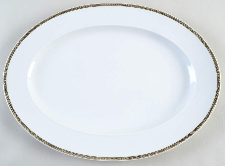 Medaillon Meandre D'Or 16" Oval Serving Platter by Rosenthal - Continental-1