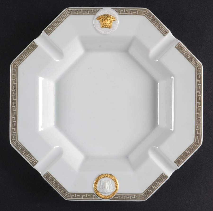 Gorgona (White) Large Ashtray by Rosenthal - Continental-1