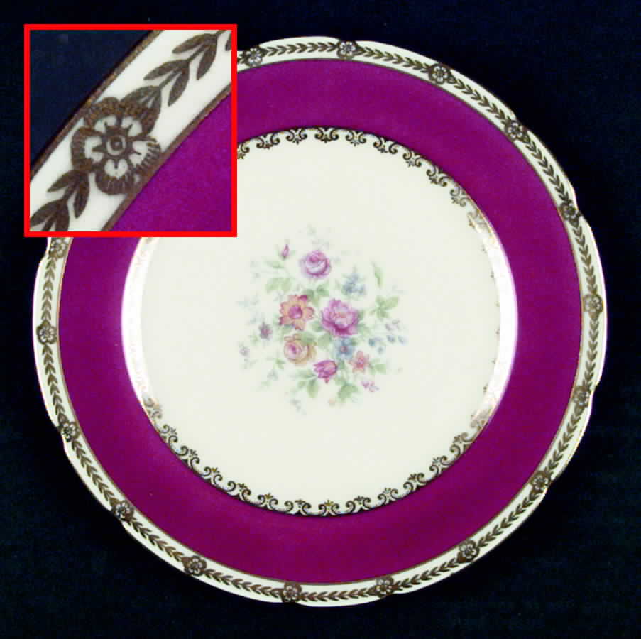 Princess Royal Salad Plate by Royal Ivory (Czech, Germany)-1