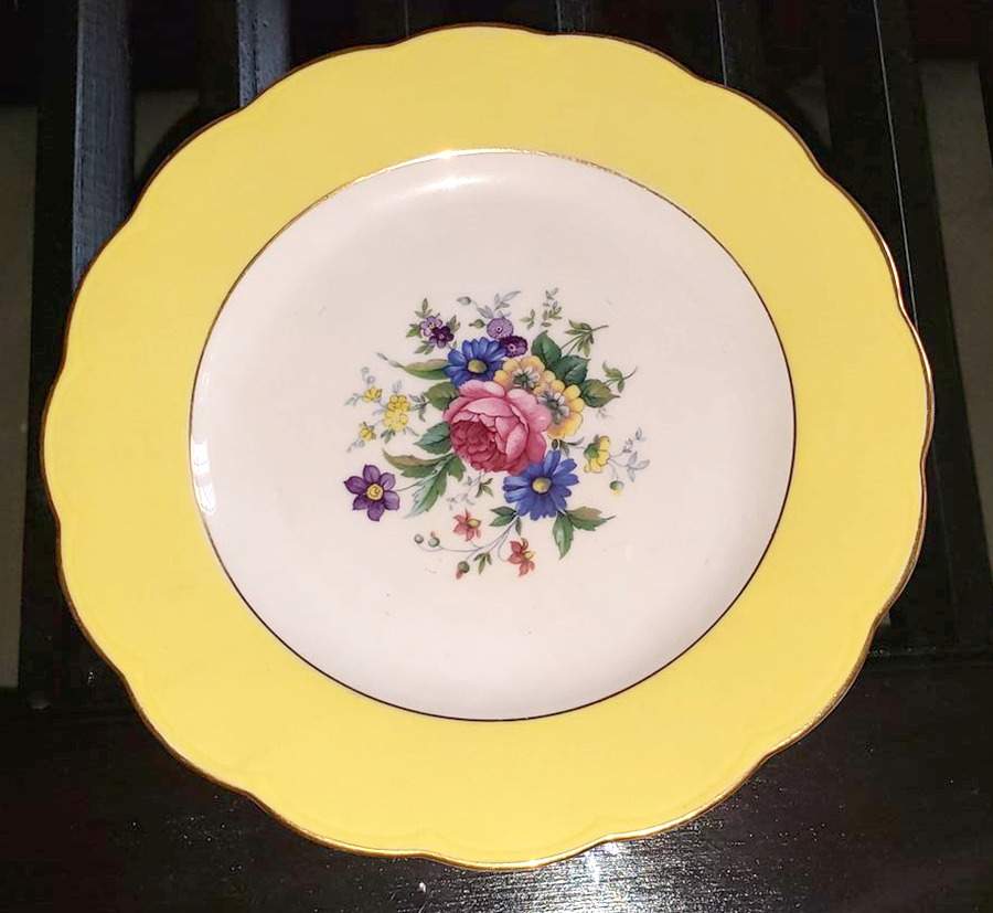 Ardalt Yellow Salad Plate by Royal Bayreuth-1