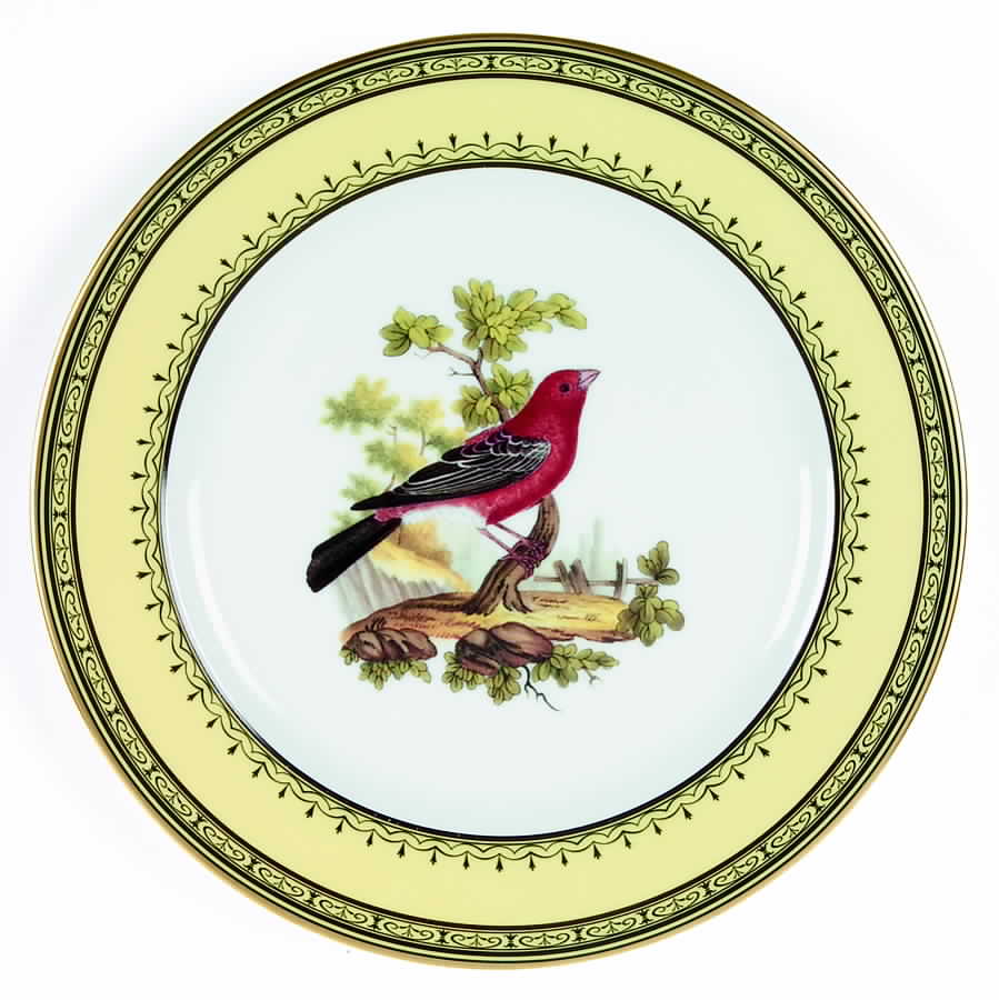 King's Garden Yellow Salad Plate by Royale (France)-1