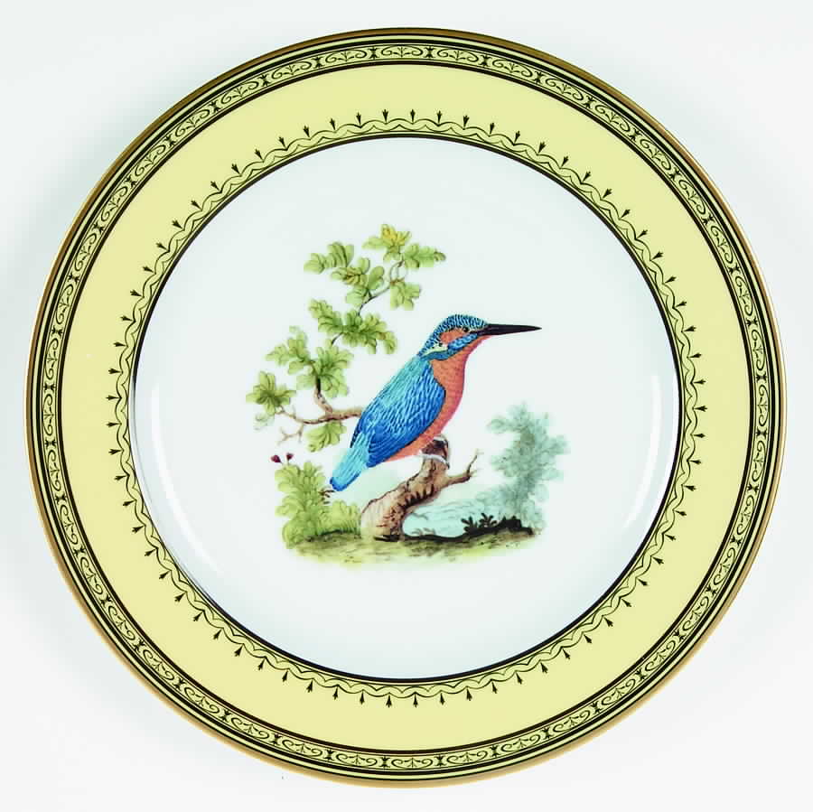 King's Garden Yellow Salad Plate by Royale (France)-1