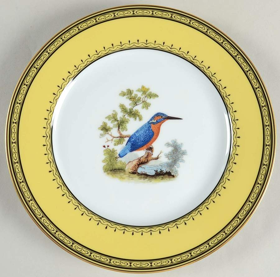 King's Garden Yellow Dinner Plate by Royale (France)-1