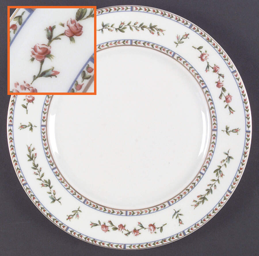 Histoire De Roses Dinner Plate by Raynaud-1