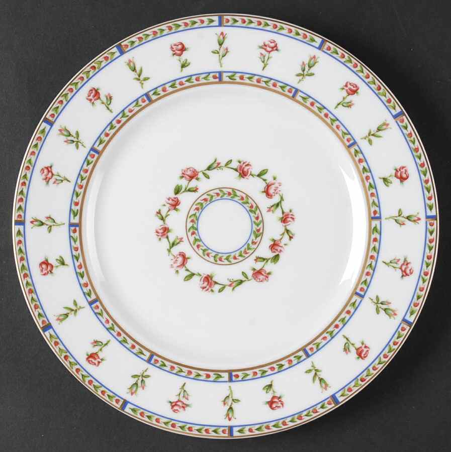 Histoire De Roses Dessert Luncheon Plate by Raynaud-1
