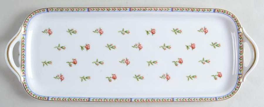 Histoire De Roses 15" Sandwich Tray by Raynaud-1