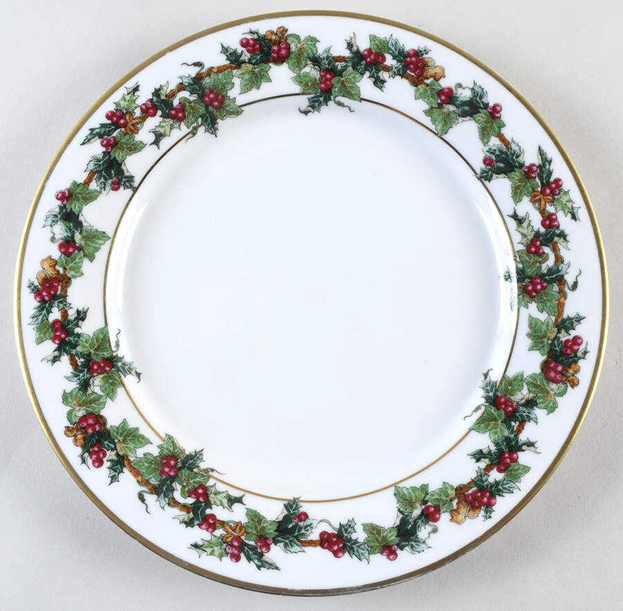 The Holly and The Ivy Cake Plate by Royal Gallery-1