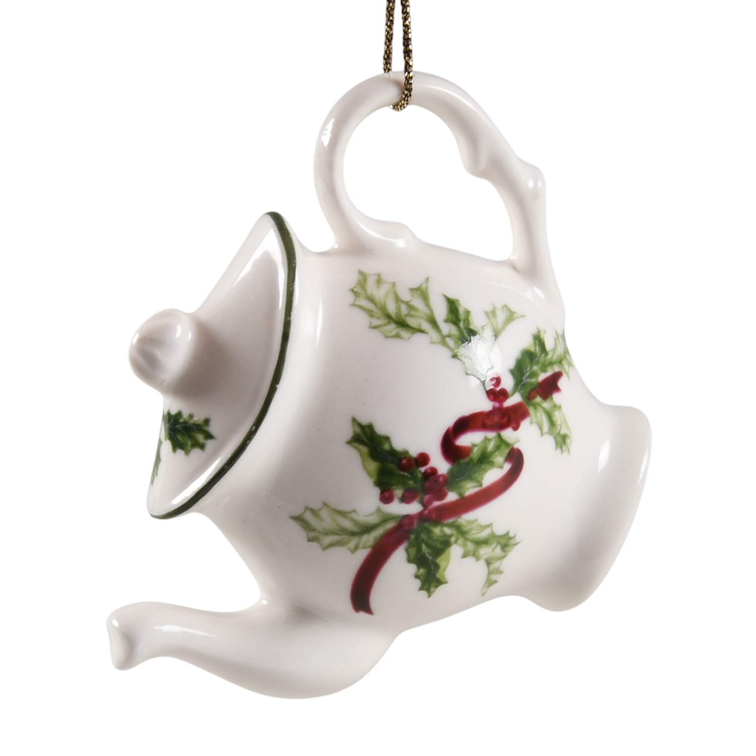 The Holly and The Ivy Teapot Ornament by Royal Gallery-1