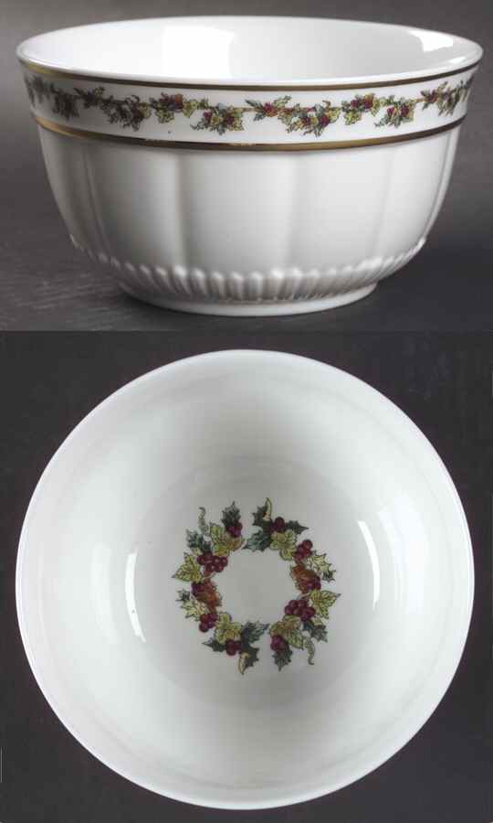 The Holly and The Ivy Medium All Purpose Bowl by Royal Gallery-1
