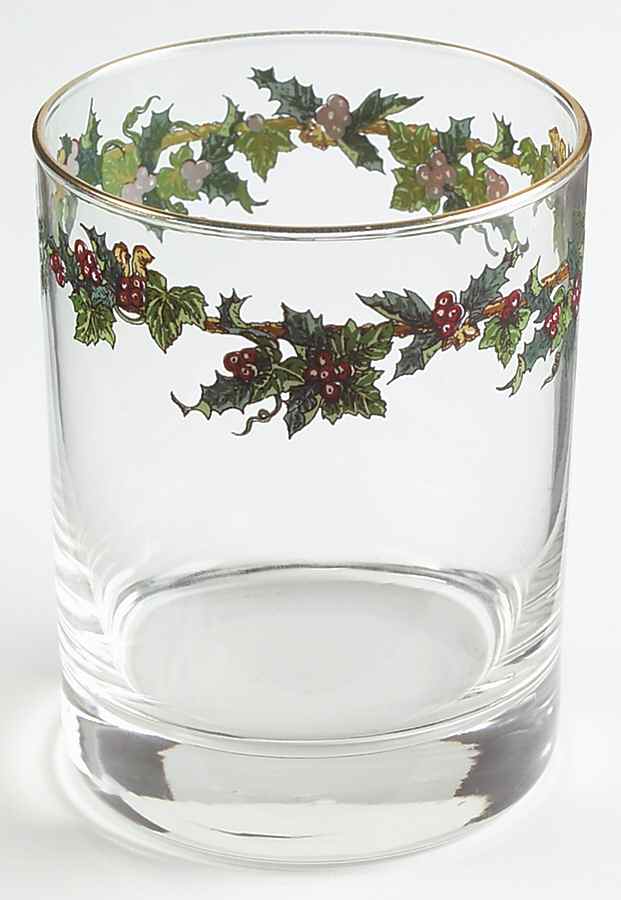 The Holly and The Ivy 10 Oz Glassware Double Old Fashioned by Royal Gallery-1