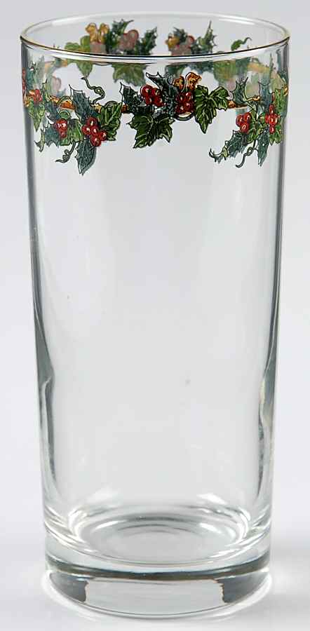 The Holly and The Ivy 14 Oz Glassware Tumbler by Royal Gallery-1