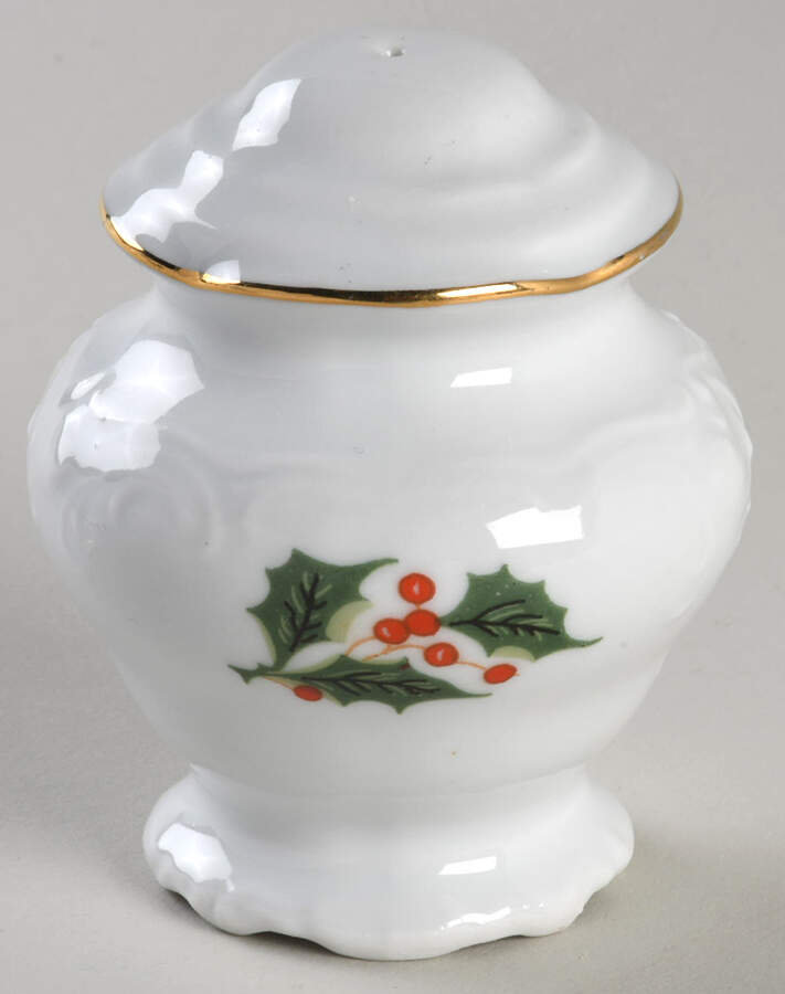 Holiday Holly Salt Shaker by Royal Kent (Poland)-1