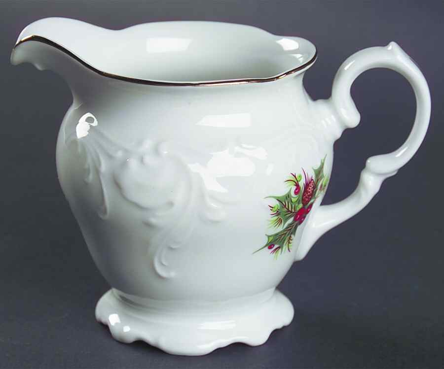 Holiday Holly Creamer by Royal Kent (Poland)-1