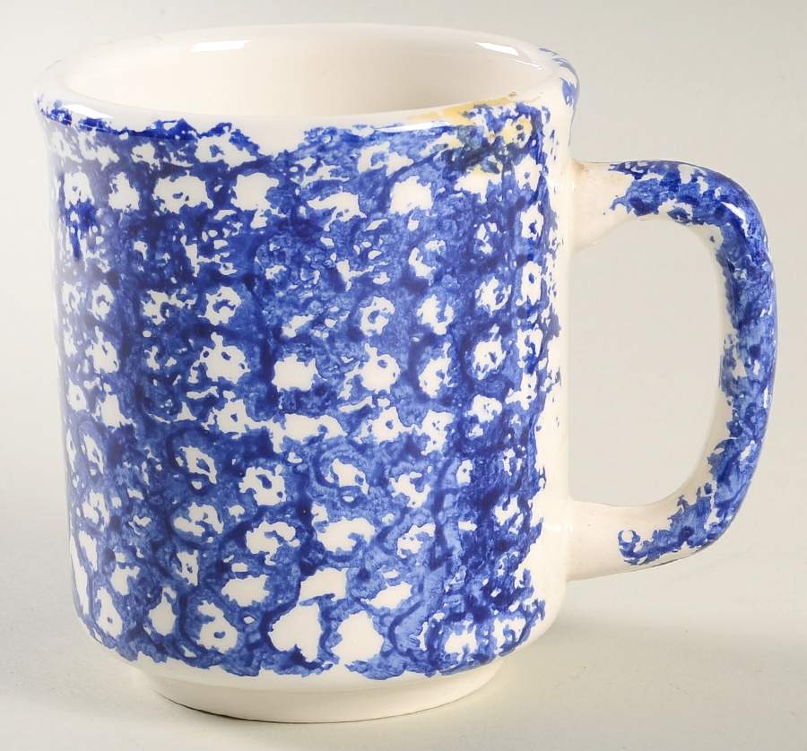 Sponge Blue Mug by Roma (New York)-1