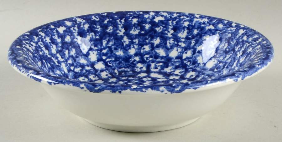 Sponge Blue Coupe Soup Bowl by Roma (New York)-1