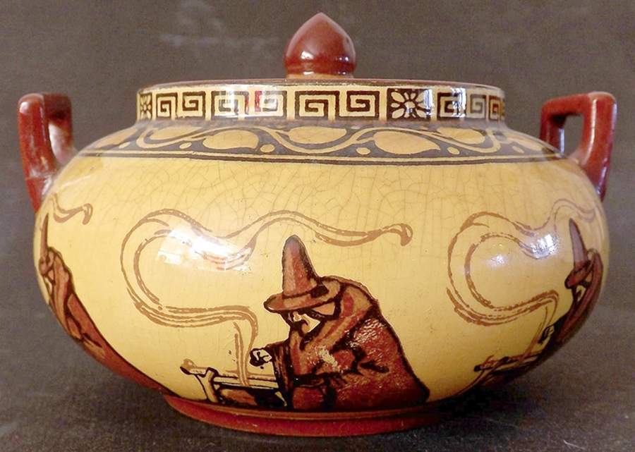 Witches Sugar Bowl & Lid by Royal Doulton-1