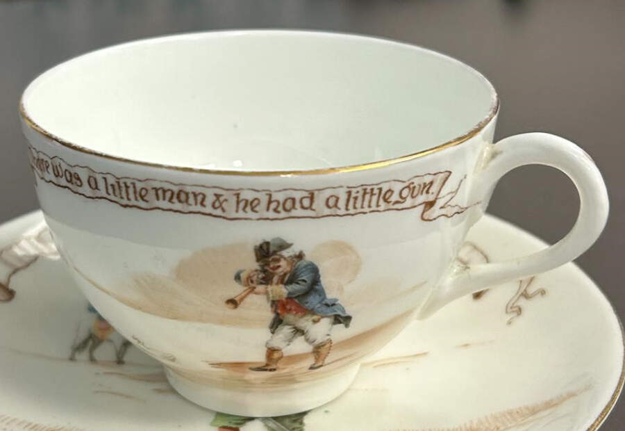 Nursery Rhymes A Flat Cup by Royal Doulton-1