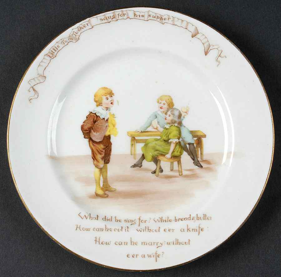 Nursery Rhymes A Salad Plate by Royal Doulton-1