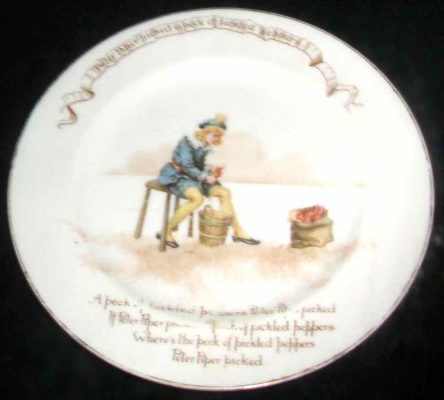 Nursery Rhymes A Salad Plate by Royal Doulton-1