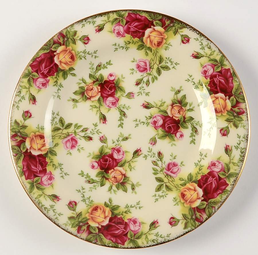 Old Country Roses (Classic III) Salad Plate by Royal Albert-1