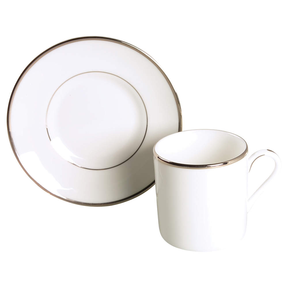 Monaco Flat Demitasse Cup & Saucer Set by Royal Worcester-1
