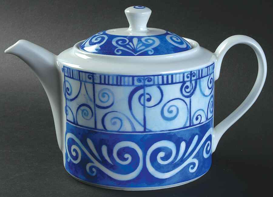 Oceana Teapot & Lid by Royal Worcester-1