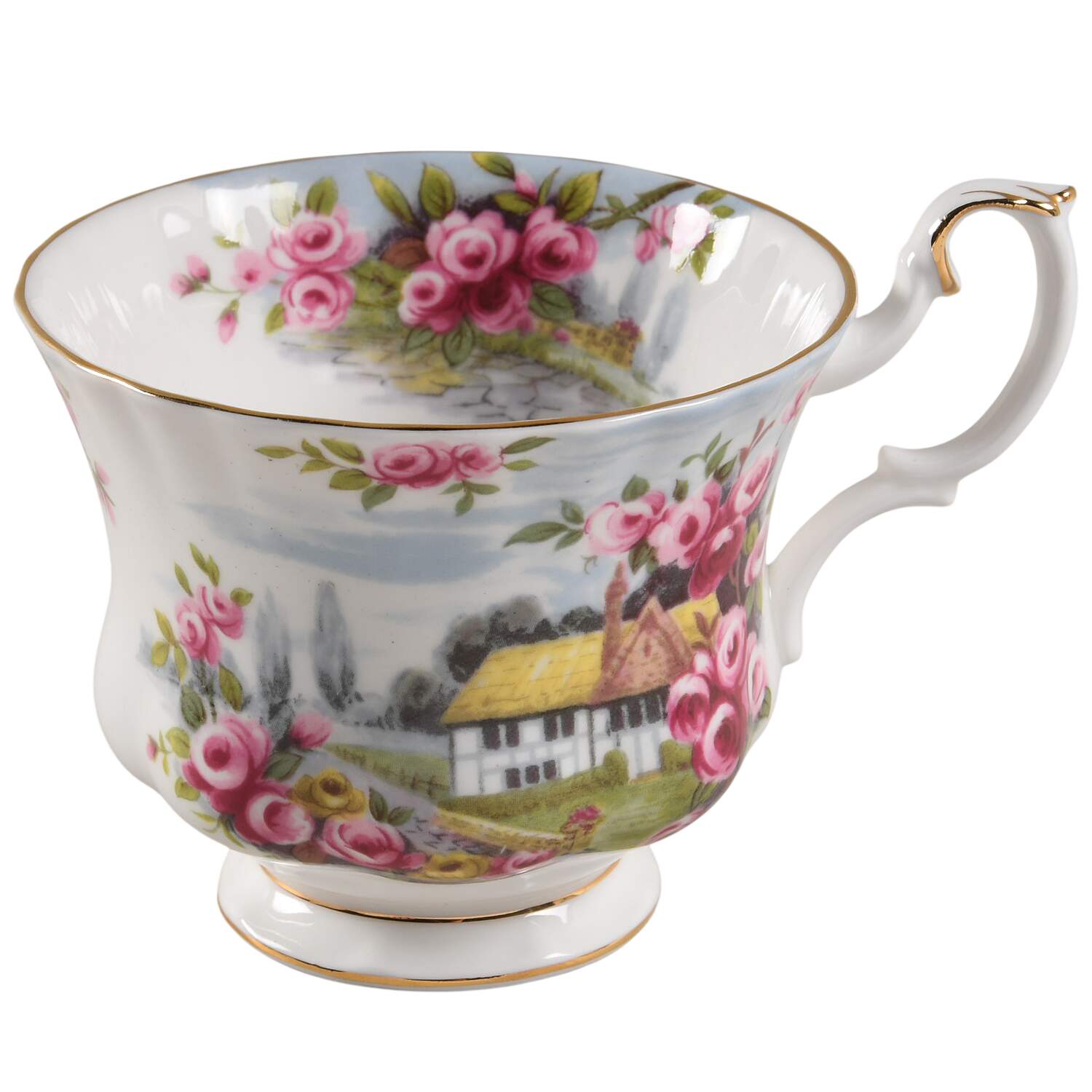 Country Scenes Footed Cup by Royal Albert-1