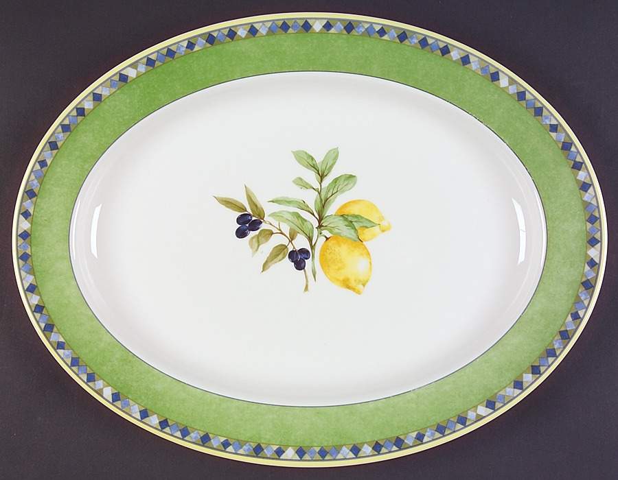 Carmina 16" Oval Serving Platter by Royal Doulton-1