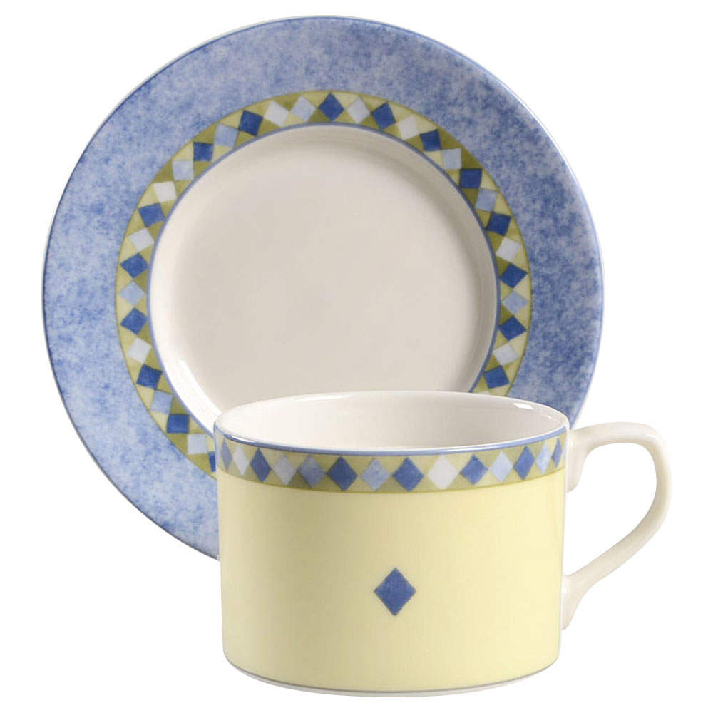 Carmina Flat Cup & Saucer Set by Royal Doulton-1
