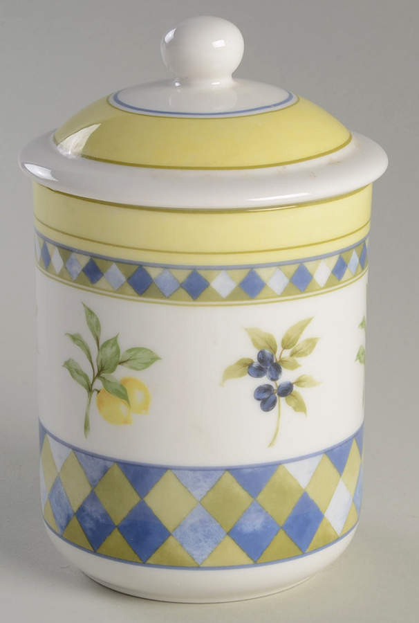 Carmina Small Canister & :Lid by Royal Doulton-1