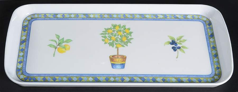 Carmina 14" Oblong Melamine Tray by Royal Doulton-1