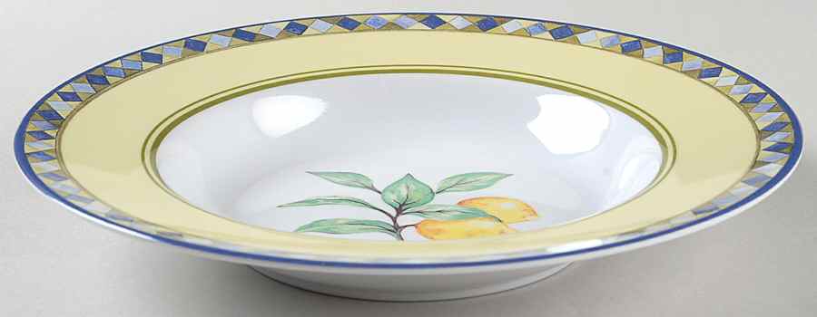 Carmina Large Melamine Rim Soup Bowl by Royal Doulton-1