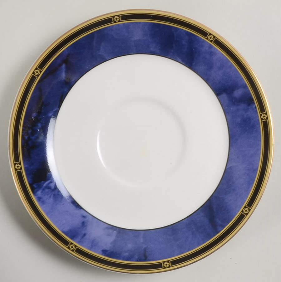 Blue Garland Saucer by Retroneu-1