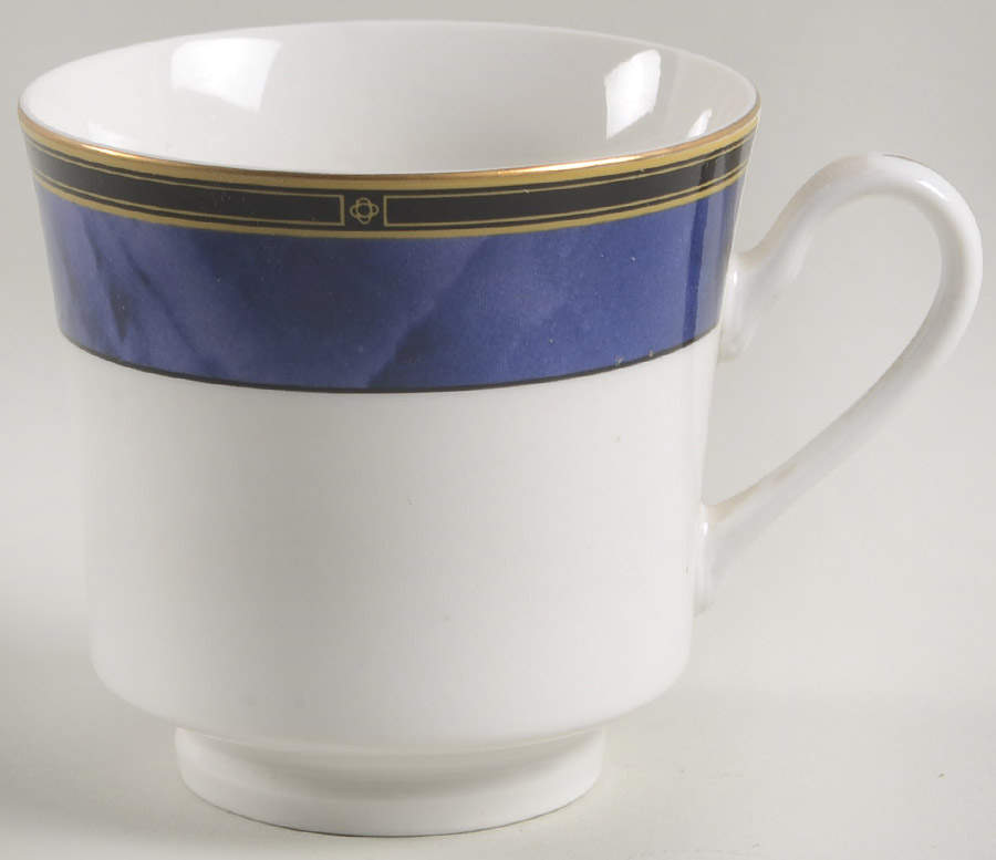 Blue Garland Footed Cup by Retroneu-1