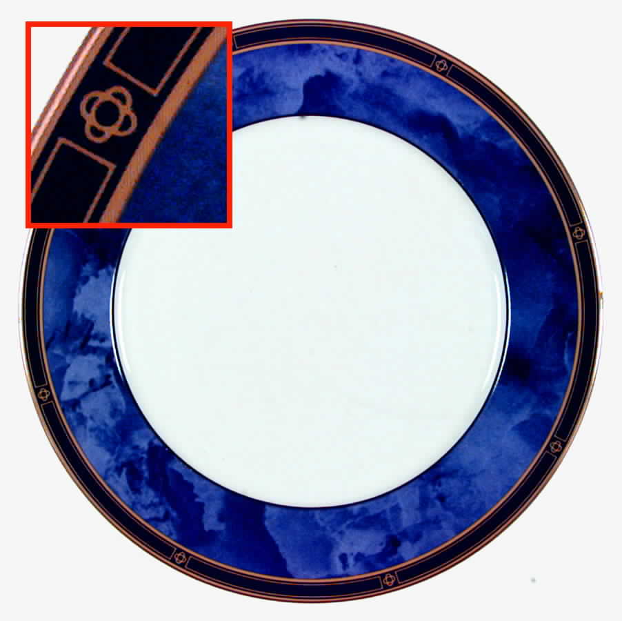 Blue Garland Dinner Plate by Retroneu-1