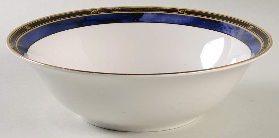 Blue Garland 9" Round Vegetable Bowl by Retroneu-1