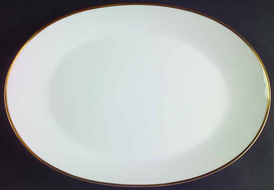 Classic Gold 13" Oval Serving Platter by Rosenthal - Continental-1