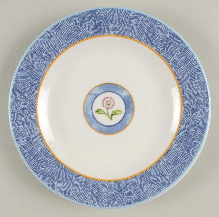 Denim Daisy Salad Plate by Royal Doulton-1