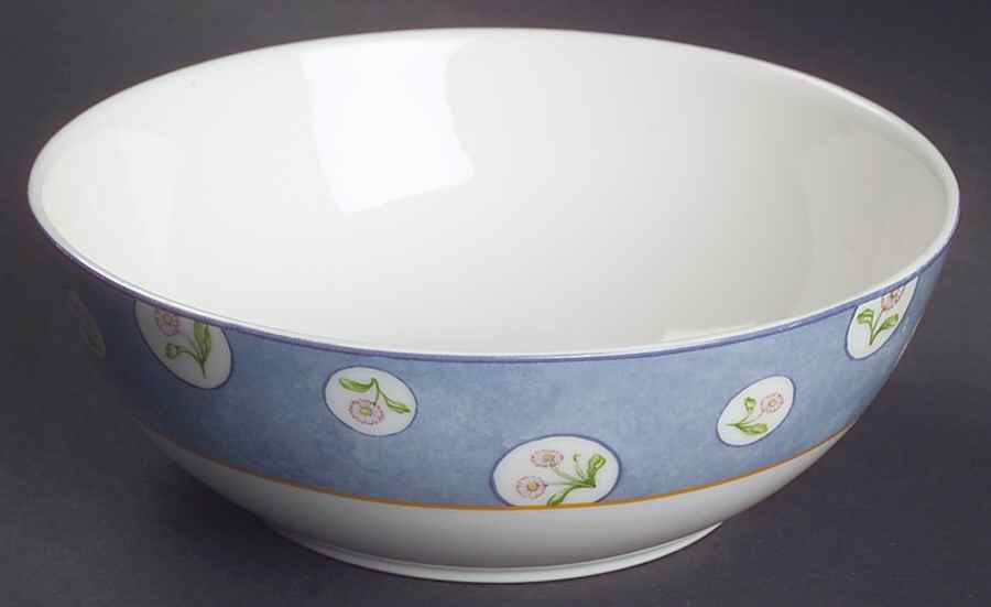 Denim Daisy Coupe Cereal Bowl by Royal Doulton-1