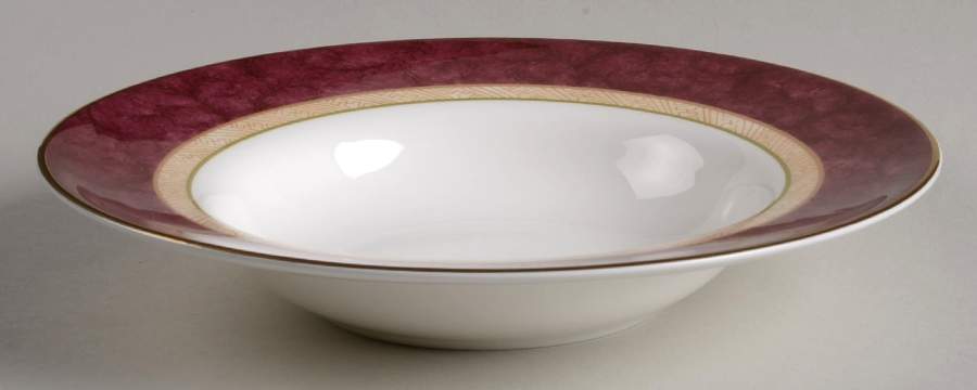 Rosewood Rim Soup Bowl by Royal Doulton-1