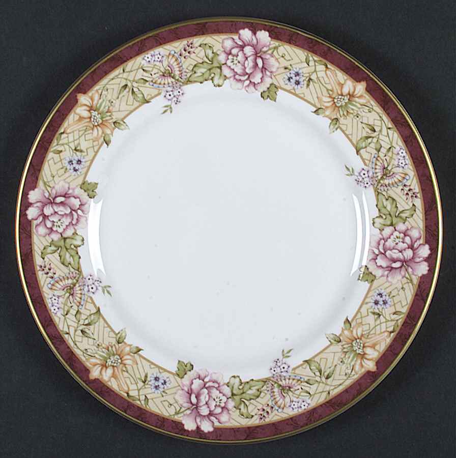 Rosewood Accent Luncheon Plate by Royal Doulton-1