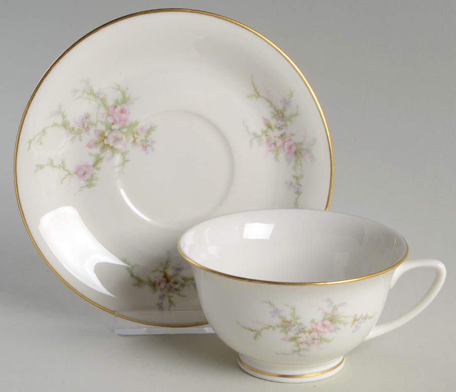 RYA6 Footed Cup & Saucer Set by Royal Chatham-1