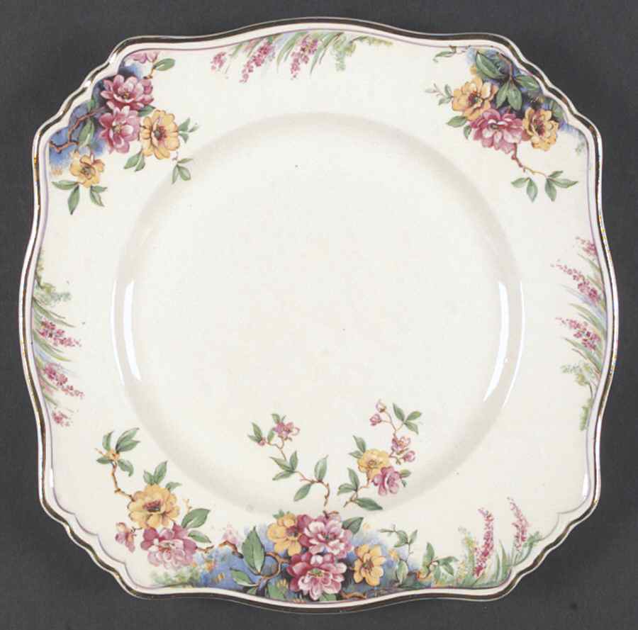 Cherry Blossom Square Dinner Plate by Royal Winton-1