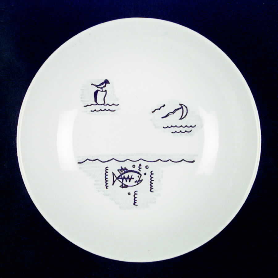 Seafare 8" Round Vegetable Bowl by Royal (USA)-1