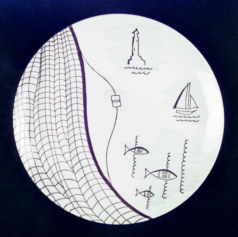 Seafare Dinner Plate by Royal (USA)-1