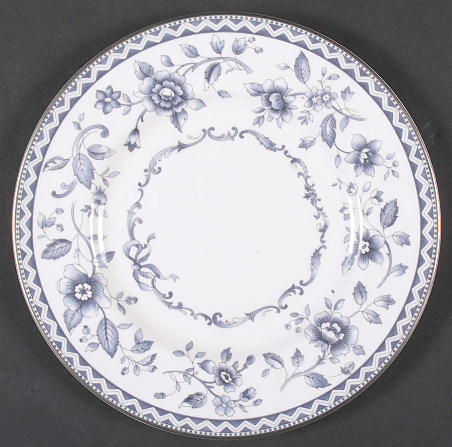 Josephine Platinum Salad Plate by Royal Doulton-1