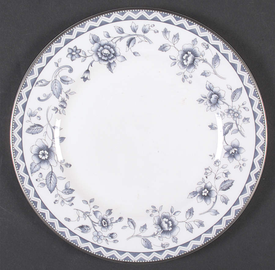 Josephine Platinum Accent Luncheon Plate by Royal Doulton-1