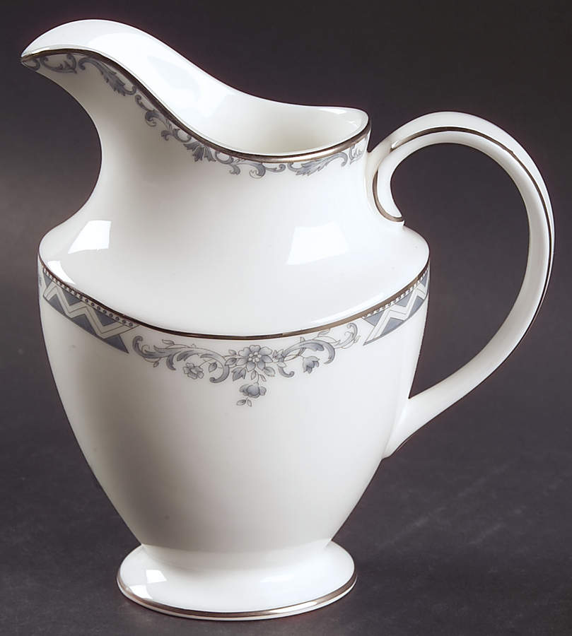 Josephine Platinum Creamer by Royal Doulton-1